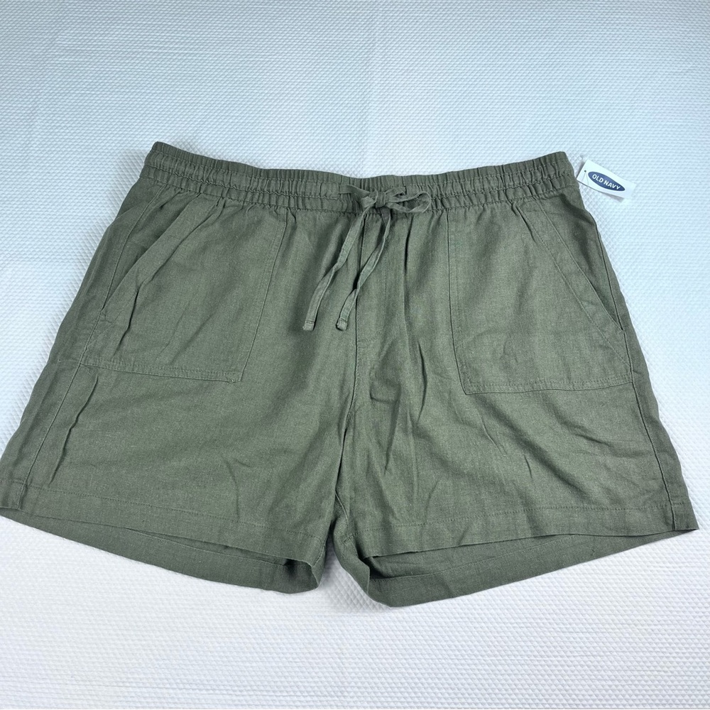 Old Navy Paperbag Shorts Green XL